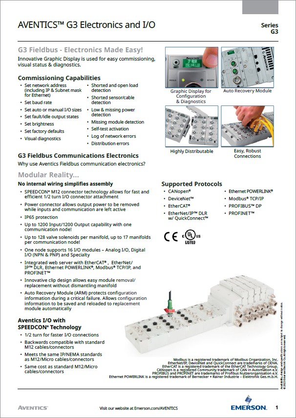 AVENTICS FIELDBUS &amp; IO CATALOG - TPS KC